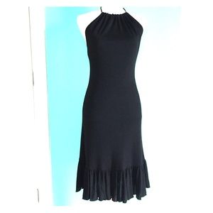 CELINE Halter Knee Length  Cocktail Dress